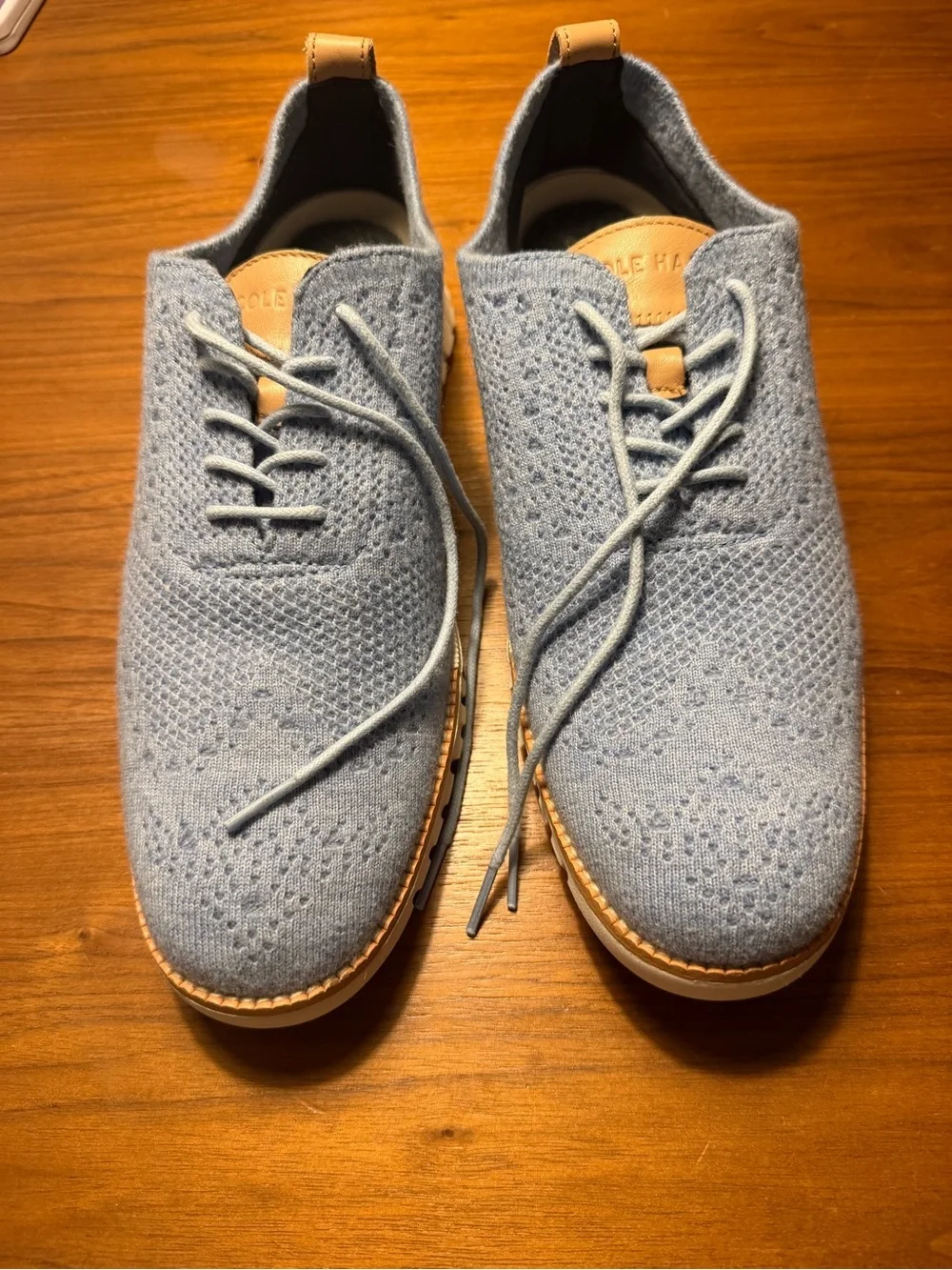Cole Haan ZERØGRAND Knit Oxford Blue Men’s 10.5M